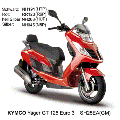Yager GT 125 EURO 3
