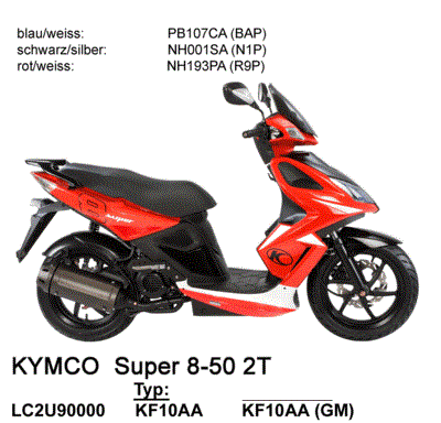 Kymco Super 8 2T 50