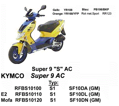 Kymco Super 9AC 50