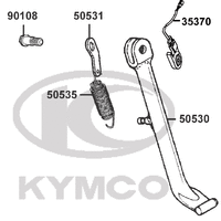 KYMCO K-PIPE 125 - F19 Boční stojan