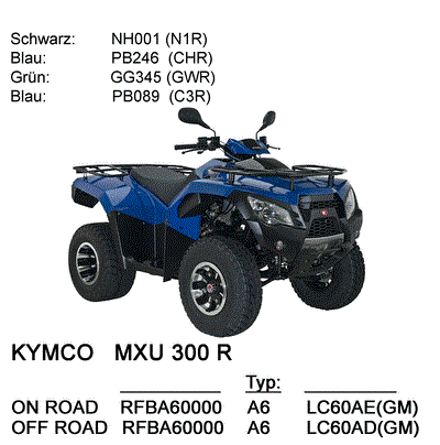 Kymco MXU 300 R