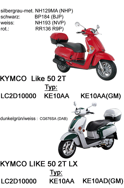 Kymco Like 50 2T
