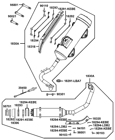 Yager GT 200i - výfuk s krytem (F14)
