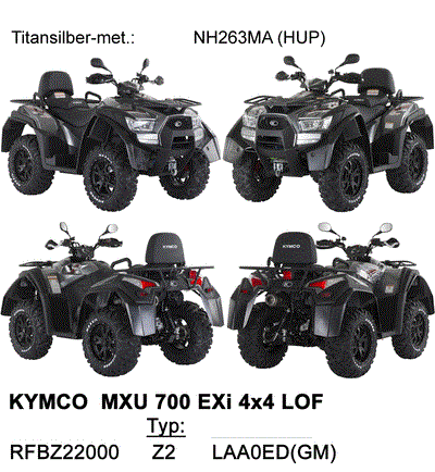 Kymco MXU 700 EXi LOF