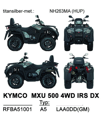 Kymco MXU 500 IRS DX