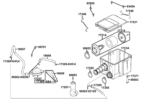 F13 Vzduchový filtr