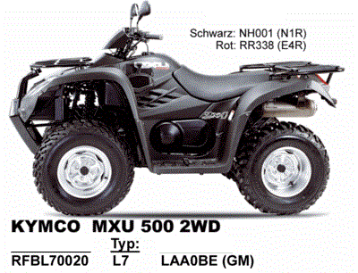 Kymco MXU 500 2WD