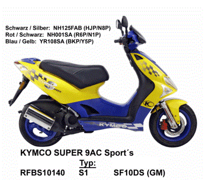 Kymco Super 9AC 50 Sports