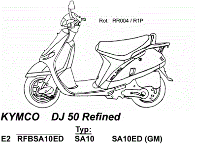Kymco DJ 50 Refined