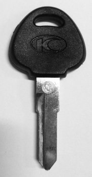 35111-KGBG-306-M1 Polotovar klíče, levý, kulatý emblém